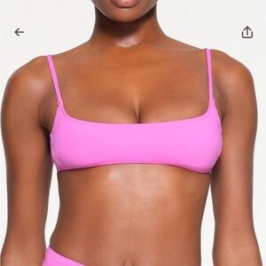 Pink Women's Bikini Top Wild Orhid Size Small